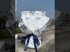 Carta di avvolgimento per l'arte floreale, bouquet di fiori freschi, carta di avvolgimento impermeabile,