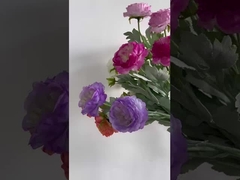Tre fioriture artificiali di loto, mobili in peonia, decorazione del soggiorno e del tavolo da pranzo, un