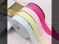 Spot del produttore 3.8cm100 nastro a coste multicolore all'ingrosso accessori di abbigliamento per la casa gif tessile
