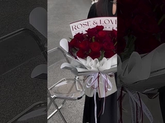 Carta di fiore a base di poliammine impermeabile per bouquet, carta speculare per l'arte