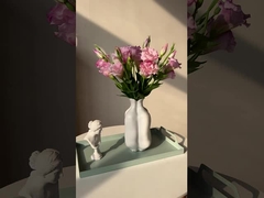 Prodotto all'ingrosso di fiori artificiali, mazzi di delfinio a 3 teste, arte floreale realistica, matrimonio, arredamento della casa