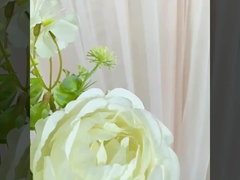 Bouquet di rose simulato, fiore di seta, fiore di plastica, fiore finto, decorazioni per soggiorno a rami singoli