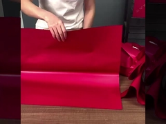 20 pezzi di carta da involucro a fiore di colore solido, di buona consistenza e robustezza, un popolare prodotto russo