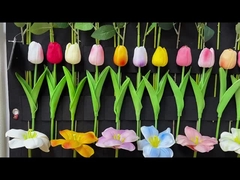 Bestseller transfrontaliero fiori artificiali di tulipani in PU, decorazione del bouquet di nozze Amazon, soggiorno