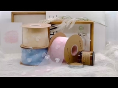 Industria pesante Carne di pesce ricami di filati di neve Bouquet Packaging Macaroni Nastro Fioraio Torta Sh