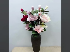 Simulazione transfrontaliera Magnolia in schiuma EVA per uso domestico Decorazioni a base di fiori falsi