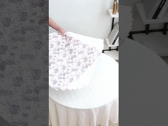 Carta da chiave in cotone 3D Stella di fiume Rosa di amore Fiore Carta di imballaggio