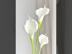Calla giglio fiore artificiale casa decorazione del tavolo da pranzo, salone di nozze arrangiamento floreale e foto