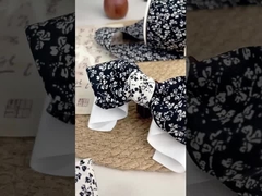 Nastro floreale a doppio lato di stile giapponese, piccolo e fresco