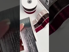 Nastro a superficie lucida a stampo caldo a strisce d'oro e argento