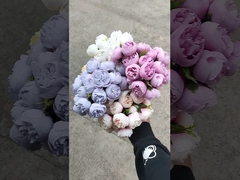 27 capi di fiori artificiali, bouquet di rose da tè, Lafite, fiori artificiali, bouquet di nozze, arredamento domestico