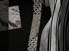 Nastro della serie Qixi Silver nero