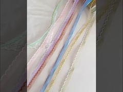 1cm filo di bordo ondulato nastro di fiori bouquet di cravatta floreale cottura fai da te materiali di imballaggio floreali fatti a mano