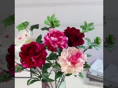 Simulazione di fiore di peonia matrimonio cinese rosso decorazione di casa di accoglienza soggiorno ornamento di plastica peone