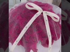 Vendite dirette di fabbrica di materiali da fiore in carta dorata a doppio lato di serie leggera di lusso, in stile coreano