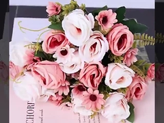 Bouquet da sposa a forma di rosa con bordo arrotolato in stile europeo, oggetti di scena per la fotografia di matrimonio, composizioni floreali
