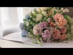 Fiore di simulazione di garofano Serie di colori primaverili Piccolo manico fiore Festa della mamma fiore falso fresco s