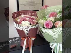 Carta di imballaggio per fiori a prova d'acqua della serie Kroxin