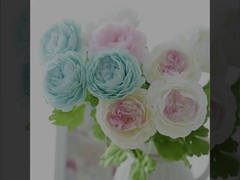 Peonia simulata, fiore finto, loto, peonia oceanica, fiore di seta a testa singola, flusso artificiale di nozze