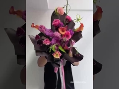 Carta da regalo floreale opaca opaca smerigliata preferita