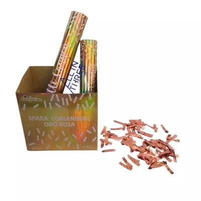 comprare Macchina per fare i popcorn all'ingrosso del partito del tiratore del cannone dei coriandoli di Rose Gold Silver White Paper per il compleanno della festa nuziale online manufacture