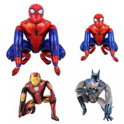 comprare Spiderman gigante eccellente Globos dei palloni 3D della stagnola dell'eroe del nuovo Desgin personaggio dei cartoni animati di Wholesal per i bambini Toy Party Decoration fabbricazione online