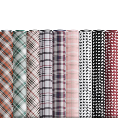 comprare Carta di avvolgimento per fiori in tweed in stile britannico, carta pura da 110 g online manufacture