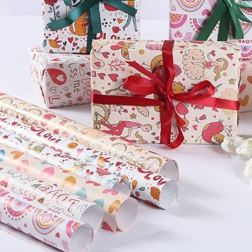 comprare Tecnologia di stampa a getto d'inchiostro Carta di avvolgimento per compleanno Carta regalo Rollo di carta di avvolgimento online manufacture