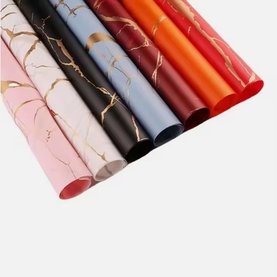 comprare all'ingrosso carta da imballaggio per fiori in marmo oro impermeabile materiali floreali imballaggio regalo online manufacture