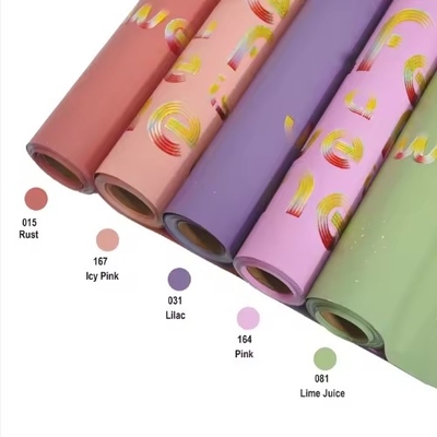 comprare 58*58cm Carta di avvolgimento a fiore impermeabile imballaggio coreano Molti colori online manufacture