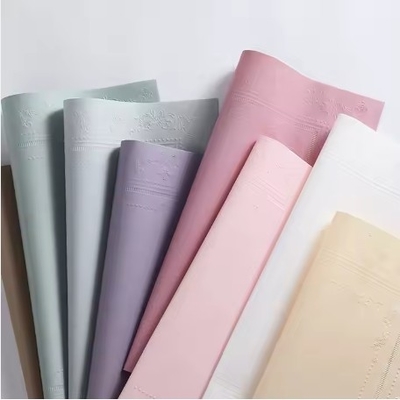 comprare Carta di stampa 3D di arte della polpa mista carta di avvolgimento di fiori per avvolgimento di bouquet colorati online manufacture