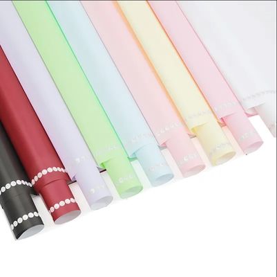 Un buon prezzo. Perla Modello impermeabile Carta coreana Ouya Carta di avvolgimento di fiori freschi Carta DIY Materiale floreale Carta di avvolgimento di bouquet in linea