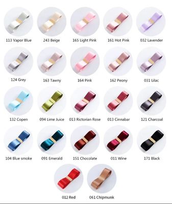 Un buon prezzo. 25MM*40Y nastro di raso personalizzato per imballaggi per decorazioni floreali in linea