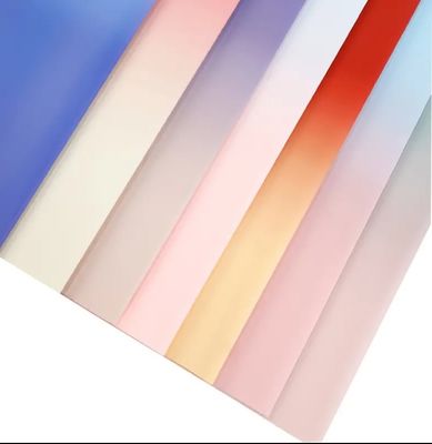 comprare Carta di avvolgimento per regali di fiori a doppio lato Gioventù gloriosa Graduata Carta di avvolgimento a colori Bouquet Materiali di imballaggio fabbricazione online
