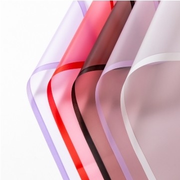Un buon prezzo. Imballaggio di fiori Di colore massello Matte Magic Edge Paper Traslucido Acque resistente Carta coreana per imballaggio di bouquet multicolore in linea