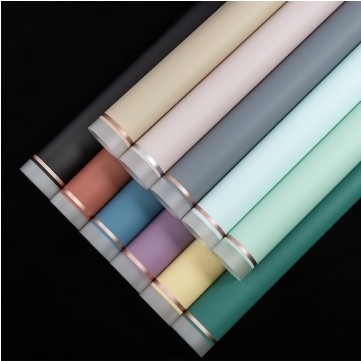 comprare Nuova carta di avvolgimento impermeabile per fiori Prodotti per negozi di fiori all'ingrosso Fiori Fiori Bouquet Materiale di carta di avvolgimento online manufacture
