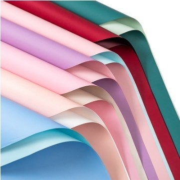 comprare Carta da imballaggio di fiori Materiale di imballaggio regalo bicolore per negozio di fiori e arte di Ou Ya Paper online manufacture
