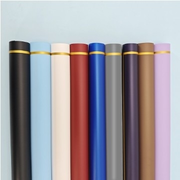 comprare OPP carta da fiori multicolore buco di carta da avvolgimento per il transfrontaliero Phnom Penh carta da stile semplice pacchetto regalo di fiori online manufacture