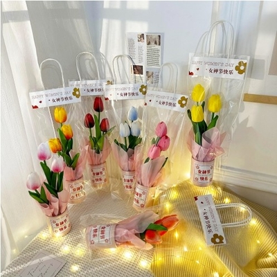 Un buon prezzo. Simulazione PU Tulip Abbraccio Scafo Dolce Lana Fiore Abbraccio Benedizione Regalo Creativo Festival Regalo Festa Ingrosso in linea