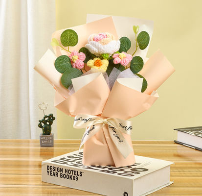 Un buon prezzo. Varietà di fiori a maglia Fiori artificiali 30x24cm in linea