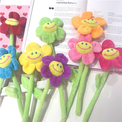 comprare Bouquet di girasole a colori multipli rosa creativa tenda di fiori chiusura pupazzo di peluche regalo di nozze con disegno di peluche online manufacture