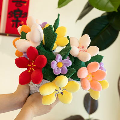 comprare Varietà di fiori 10x30cm Bouquet Bambole da matrimonio divertenti Realizzanti fiori di peluche portatili per ragazze Regali romantici online manufacture