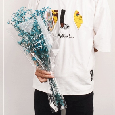 comprare Ingrosso di sacchetti di fiori inglesi, carta da involucro per fiori opp, sacchetti di imballaggio di fiori, sacchetti trasparenti online manufacture