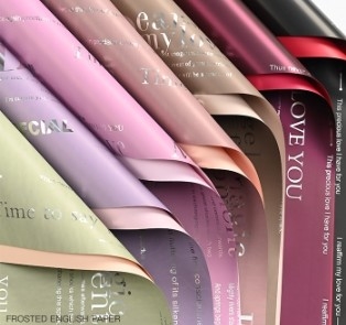 comprare Carta da imballaggio a due colori inglese impermeabile ad alta qualità online manufacture
