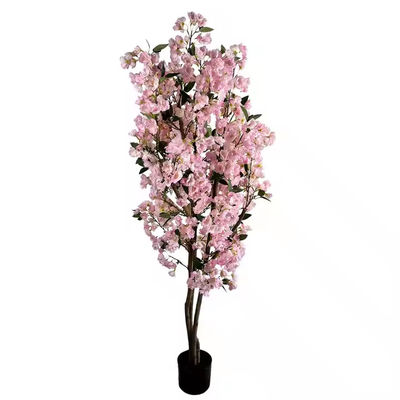 comprare Albero di ciliegio artificiale da 150 cm Albero di ciliegio artificiale da fiore di ciliegio da 150 cm Pianta artificiale per la decorazione del giardino del matrimonio fabbricazione online