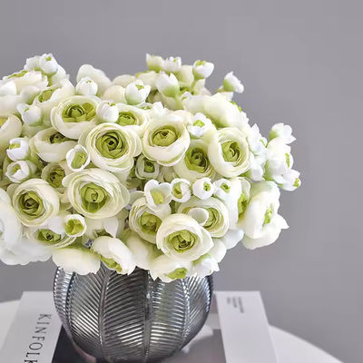 comprare 6 capelli Bouquets di peonia Fiori artificiali Fiore di seta di peonia finta per la decorazione del matrimonio fabbricazione online