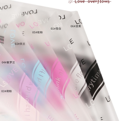 comprare Overflow Giorno dell'Amore confessione carta opaca lettera carta di avvolgimento di fiori, materiali all'ingrosso per i negozi di fiori, bouquet, imballaggi regalo online manufacture