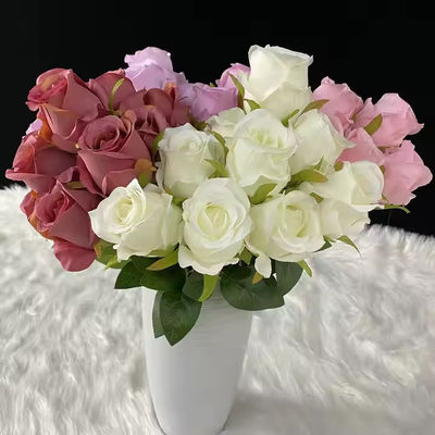 comprare 7 Teste Zixia Fata Simulazione Fiori Decorativi Bouquets di nozze Fiori secchi interni Rosa di seta artificiale fabbricazione online