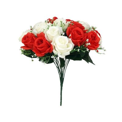 comprare Bouquets di rose artificiali, decorazioni domestiche, composizioni floreali, oggetti di scena per matrimoni fabbricazione online