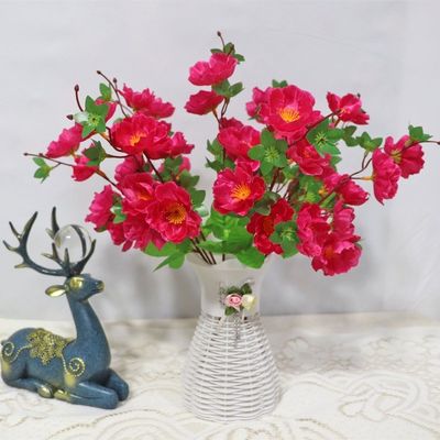 comprare Nozze, oggetti di scena, decorazioni interne ed esterne con fiori di pesche realistici fabbricazione online